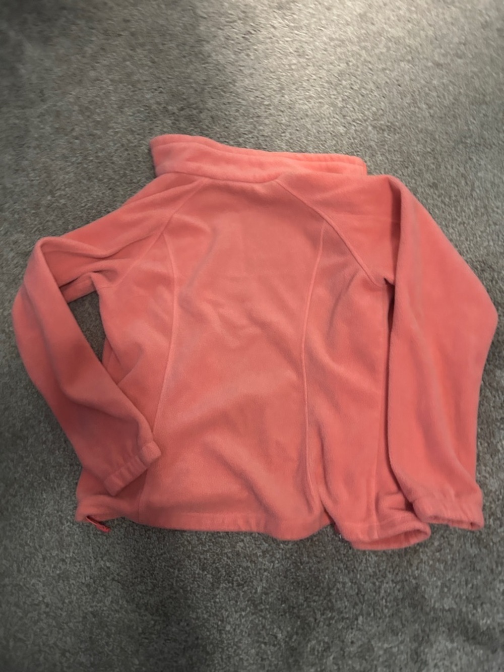 Columbia Coral Peach Full-Zip Fleece Jacket - Picture 3 of 3